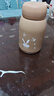 【京东物流送货上门】萌萌兔卡通水杯女牛奶玻璃杯创意便携杯子 咖色萌萌兔 330ml 1只 实拍图
