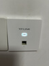 TP-LINKAC1200 5G双频无线AP 86型面板 企业级酒店别墅全屋wifi接入 POE供电 AC管理 TL-AP1202I-PoE 薄款 实拍图