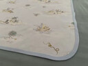 全棉时代婴儿针织复合隔尿垫可洗防水床单纯棉加大南希郁金香90cm×70cm 实拍图