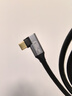 毕亚兹 Type-c全功能线10Gbps快充pd100w线usb3.2Gen2弯头视频4K60HZ 苹果16/15充电0.8米 实拍图