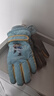 火炬人儿童手套防寒4到7岁手套卡通保暖长绒滑雪手套玩雪手套3317蓝 实拍图