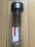 【京东物流配送】高硼硅双层玻璃杯大容量泡茶杯水杯子茶水分离杯 【双层加厚】茶杯350ml1只 实拍图