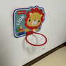 费雪（Fisher-Price）儿童玩具球10cm彩印球狮子+室内挂式投篮框 实拍图