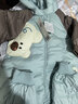 巴拉巴拉童装婴儿连体羽绒服连体衣宝宝衣服2025冬装哈衣爬服萌趣男童女童 实拍图