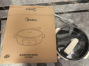 美的（Midea）家用电饼铛烙饼锅 早餐机三明治煎烤机电火锅炒锅烤肉锅 60mm加深 多功能电煎锅抗菌电饼档KE3062 实拍图