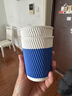 京东京造 纸杯一次性杯子咖啡杯三层加厚食品级办公家用水杯280ml【60只】 实拍图