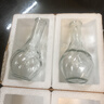 现代透明小口径ins风玻璃花瓶客厅餐厅民宿桌面插干花瓶装饰摆件 【2支装】ins风小口花瓶 实拍图