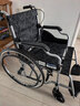 京巧铝合金轮椅老人专用出行便携式轮椅小型轻便折叠旅行代步车可自推 实拍图