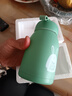 【京东物流送货上门】萌萌兔卡通水杯女牛奶玻璃杯创意便携杯子 绿色萌萌兔 330ml 1只 实拍图