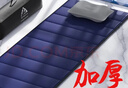 361°办公室午休折叠垫子幼儿园地铺睡垫便携式户外家用防潮垫子 藏青色【厚度10mm】可折叠 升级款（含收纳袋+充气枕头） 实拍图