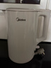 美的（Midea）电热水壶家用烧水壶年货泡茶0涂层食品级304不锈钢自动断电双层防烫全钢无缝1.5L大容量 MK-HJ1566 实拍图