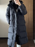 迪桑特（DESCENTE）迪桑特SKI STYLE系列HEAT NAVI男女款长款鹅绒运动羽绒服 女子BK-黑色-D5492SDJ52 L (男175/女170) 实拍图