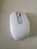 罗技（Logitech）M196 无线蓝牙鼠标 办公鼠标 笔记本商务办公家用 小巧便携 对称手型 珍珠白 实拍图