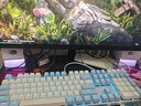 达尔优（dareu）EK815合金版机械键盘 有线键盘 游戏键盘 108键电竞键盘 女生 电脑键盘 白色蓝色 黑轴 实拍图