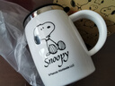 史努比（SNOOPY）保温杯 带手柄不锈钢办公保温杯水杯可爱杯子情侣杯420ML 白色 实拍图