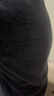 罗蒙（ROMON）圆领条纹针织衫男士秋冬款中青年加绒加厚打底保暖毛线衣内搭男 灰色 XL (175) (建议125-140斤) 实拍图