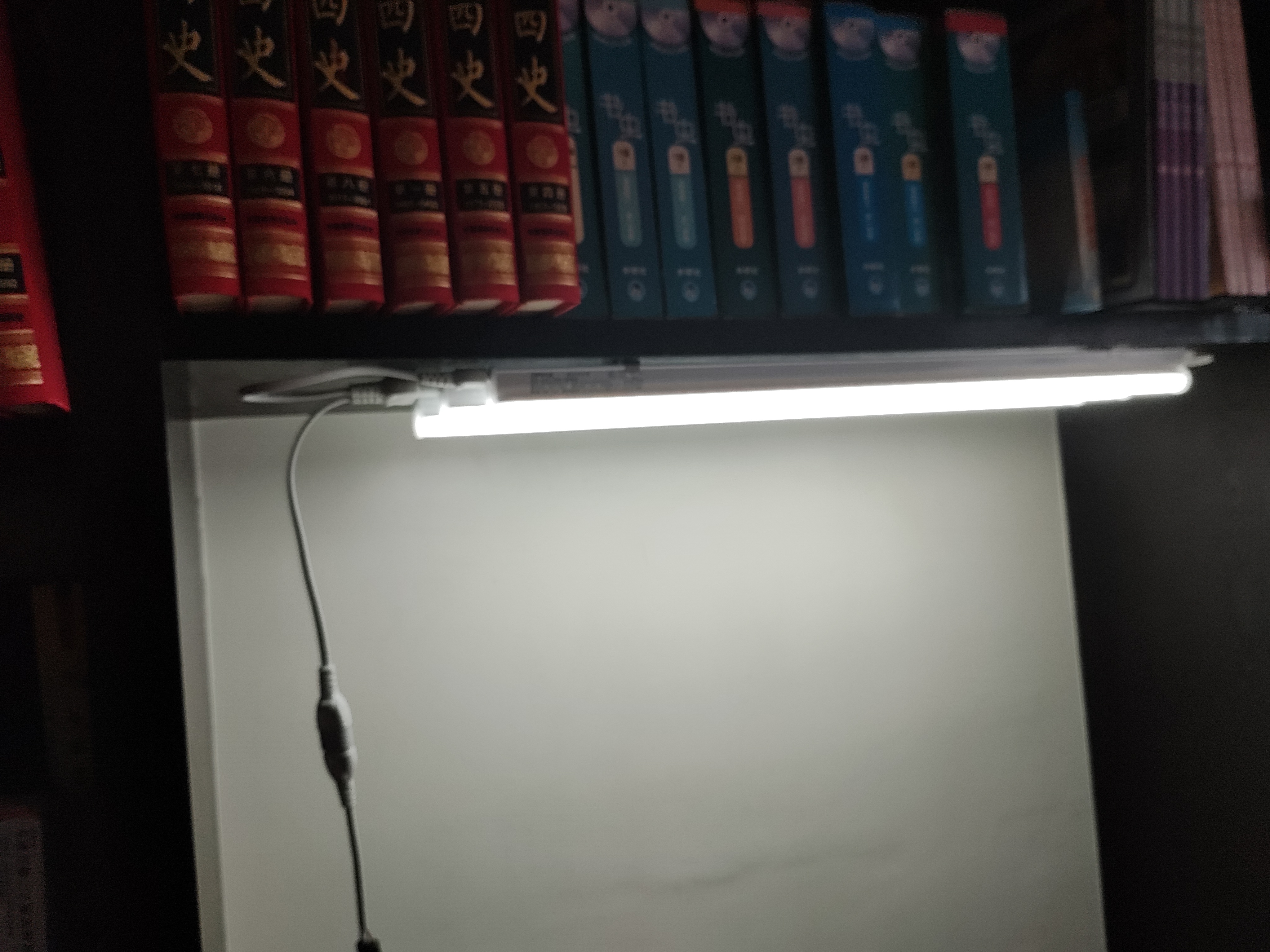 欧普照明（OPPLE）led灯管一体化led灯 灯芯 灯条 灯管照明超亮日光灯全光管长条灯 2只装【6.5瓦】0.6米-三色光 实拍图
