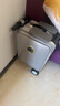 爱尔威（Airwheel）电动行李箱可骑行智能拉杆登机箱可坐可代步20英寸SL豪华版一银 实拍图