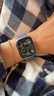 Apple/苹果 【情人节】Watch S11 智能手表GPS款42毫米银色铝金属表壳雾紫色运动型表带S/M 实拍图