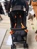 好孩子（gb）口袋车®婴儿推车可登机遛娃轻便折叠带减震旅行车6个月-4岁 黑橙 实拍图