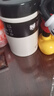 虎牌（TIGER）不锈钢焖烧杯真空保温汤粥杯MCJ-K075-WZ北极白狼750ML 实拍图