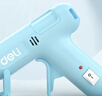 得力（deli）热熔胶枪家用儿童款手工制作快速加热熔胶高粘胶枪天蓝色带胶棒 实拍图