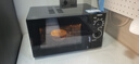格兰仕（Galanz）微波炉烤箱一体机 平板式不锈钢内胆23升大容量家用光波炉机械旋钮操作简单G80F23SP-M8(S0) 实拍图