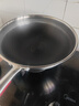 康巴赫炒锅不粘锅316L不锈钢炒菜锅32cm蜂窝平底煎炒锅电磁炉燃气灶通用 实拍图
