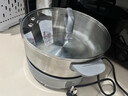 苏泊尔（SUPOR）0涂层不锈钢电火锅分体电煮锅 全钢速沸火锅专用锅家用多功能电热锅 6L涮肉锅多用途锅H60YK182 实拍图