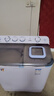 小鸭【官方店】半自动洗衣机迷你小型波轮大容量租房宿舍家用双桶双缸分区脱水甩干老式强力去污 18.5KG  洗12+脱6.5+强劲电机终生联保 双缸 实拍图