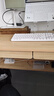 华舟书桌小户型家用写字桌卧室靠墙学生学习桌 1.2米原木色[宽55cm] 实拍图