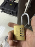 奥本黄铜密码挂锁行李箱锁宿舍柜子锁健身房迷你密码防水锁头384 实拍图