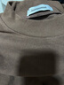 真维斯（Jeanswest）德绒打底衫女装秋冬季长袖t恤上衣服加绒保暖加厚内搭半高领秋衣 咖啡 纯色 L 实拍图