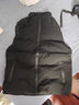 【清仓捡漏】马甲男士休闲百搭加厚秋冬防寒保暖坎肩加棉背心 黑色 2XL 建议135-150斤 实拍图