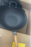 炊大皇炒锅不粘家用厨房炒菜老式精铁燃气适用无涂层大铁锅极铁锅34cm 实拍图