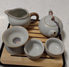 初伍米黄汝窑中式功夫茶具套装家用办公轻奢高档陶瓷泡茶壶茶杯带茶盘 实拍图
