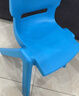 华恺之星 塑料凳 家用小板凳换鞋凳子 宝宝餐椅学习椅靠背椅子 HK5601浅蓝 实拍图