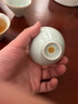 苏氏陶瓷卵青功夫茶杯开片冰裂品茗杯两个装简装款 实拍图