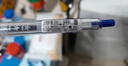 斑马牌（ZEBRA）十周年纪念版学霸中性笔 0.5mm子弹头按动中性笔 学生刷题签字笔 花朵刻度 JJM88 蓝色 3支装 实拍图