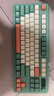 狼蛛S3187无线蓝牙有线三模键盘真机械手感键盘 RGB灯效 多功能旋钮 gasket结构f办公游戏电脑键鼠套装 海抹绿【三模/RGB】 实拍图