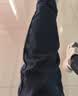 罗蒙牛仔裤男士直筒长裤新款秋季弹力休闲裤子男ZH7620黑灰色加绒38 实拍图