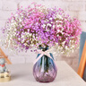 爱满（AIMAN）满天星天然干花花束ins网红生日 新房装饰摆件风干真插花家居摆设 白+紫+桃红满天星  【带M款花瓶】 实拍图