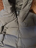京东京造无缝鹅绒服羽绒服男女情侣连帽冬季新款加厚保暖外套新年晨灰XL 实拍图