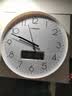 Timess 挂钟电波钟客厅万年历新款钟表日历时钟自动对时挂墙表35cm 实拍图