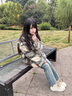CAMILA KSENIA小白鞋子女士2026年新款夏季踩屎感增高软底防滑运动百搭休闲鞋板 卡其色 38 实拍图