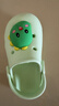 牧童儿童拖鞋夏男宝宝洞洞鞋软底女童卡通洗澡婴幼儿家居鞋奶龙绿170 实拍图
