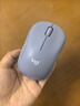罗技（Logitech）M221 轻音鼠标 无线鼠标 办公鼠标 对称鼠标 带无线微型接收器 雾霭蓝 实拍图