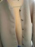 优衣库女装男装仿羊羔绒摇粒绒休闲开衫长袖宽松外套479616 01 乳白色 M 实拍图