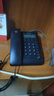 摩托罗拉（Motorola）电话机座机 蓝色背光 显示清晰 免提免打扰 桌墙两用 家用办公 有绳固定电话机 CT220黑色 实拍图