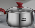 爱仕达（ASD）汤锅316L食品级加厚不锈钢煮粥锅复底蒸奶锅24CM燃气电磁炉通用B5 实拍图